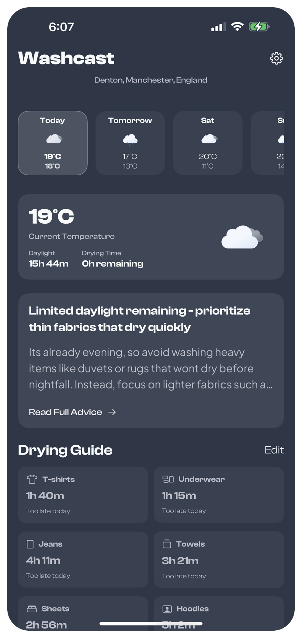 Washcast App Screenshot 4