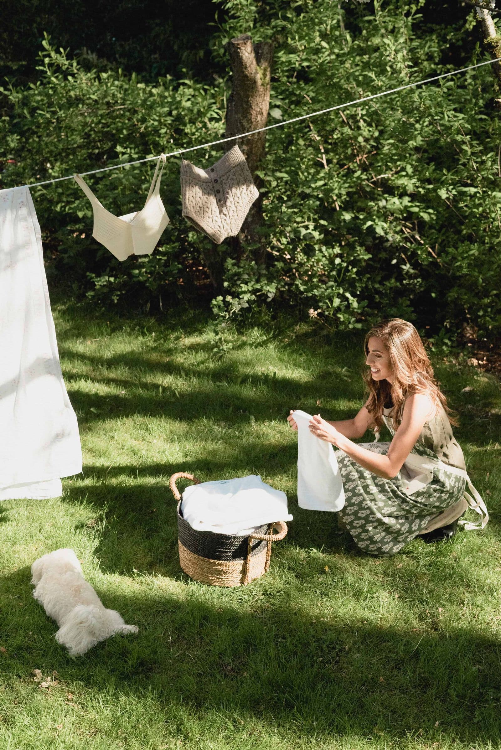 Line-drying that fits around a full-time job